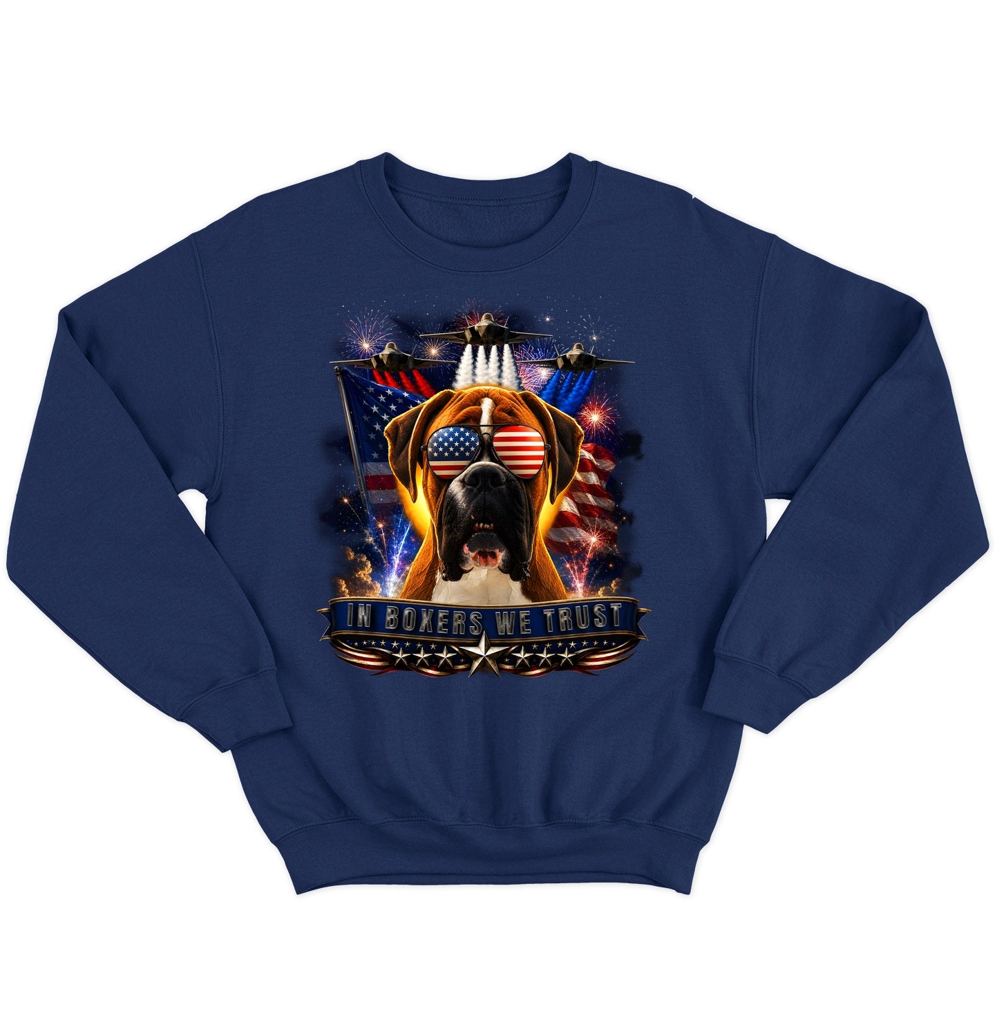 In Boxers We Trust - Crewneck Sweatshirt