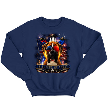 In Boxers We Trust - Crewneck Sweatshirt