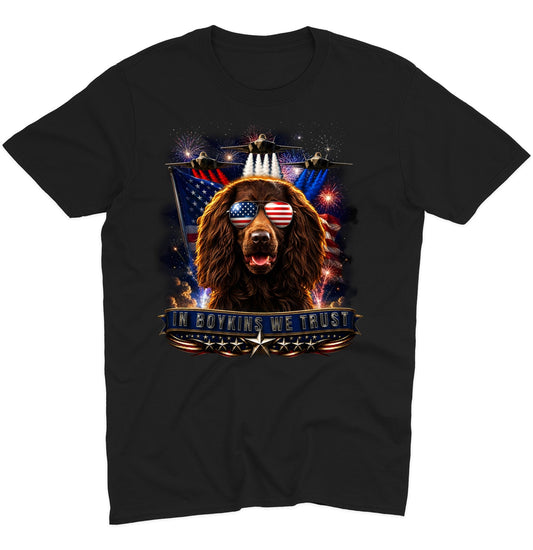 In Boykin Spaniels We Trust - Adult Unisex T-Shirt