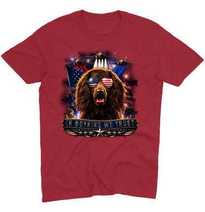 In Boykin Spaniels We Trust - Adult Unisex T-Shirt