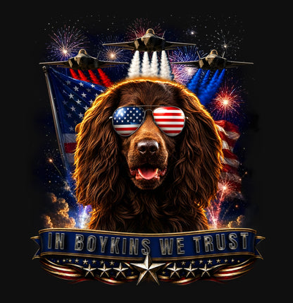 In Boykin Spaniels We Trust - Crewneck Sweatshirt