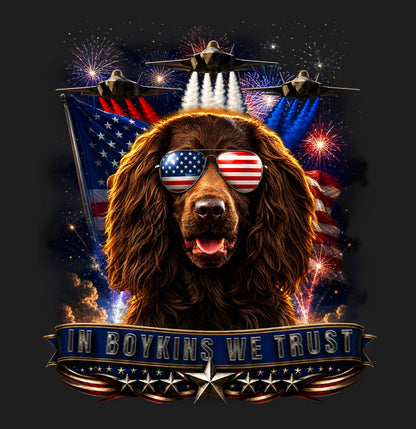 In Boykin Spaniels We Trust - Women's V-Neck T-Shirt