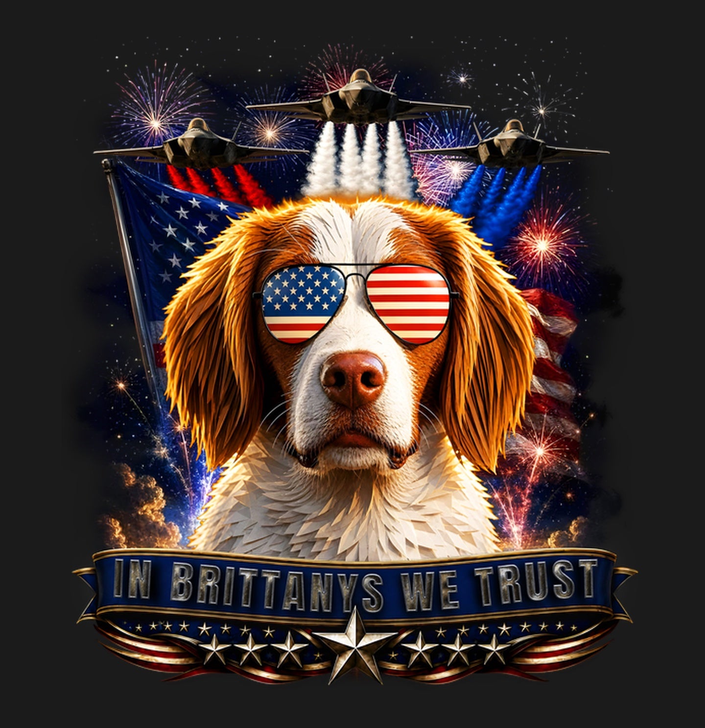 In Brittanys We Trust - Adult Unisex T-Shirt