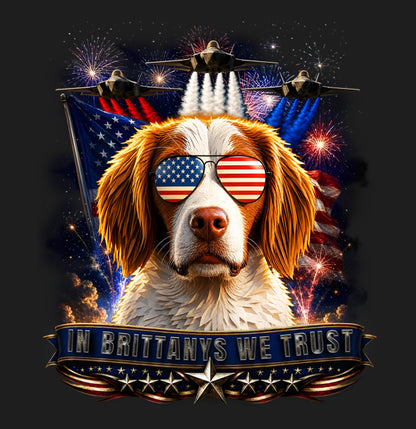 In Brittanys We Trust - Women's V-Neck T-Shirt