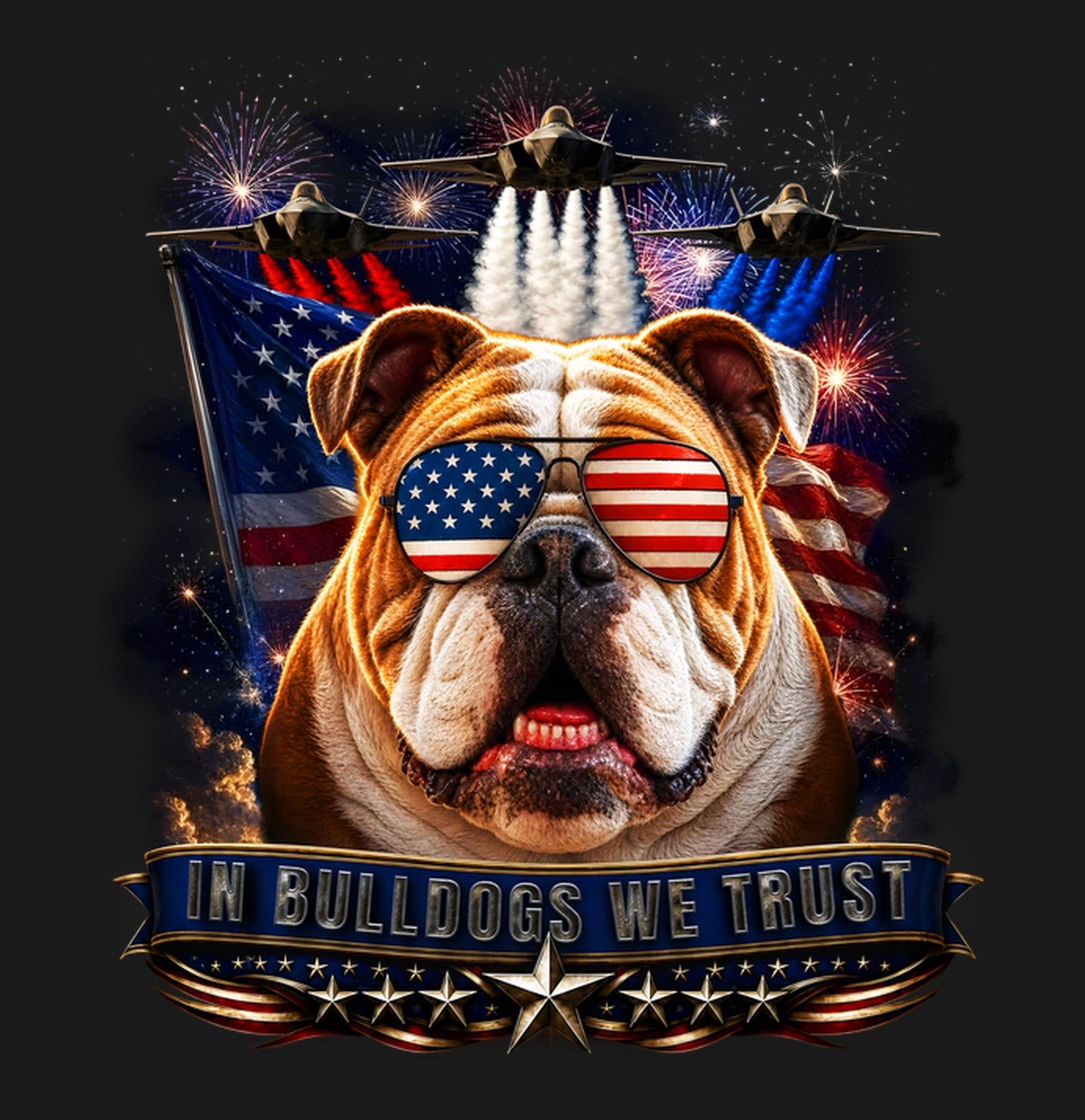 In Bulldogs We Trust - Adult Unisex T-Shirt