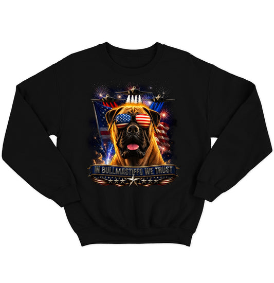 In Bullmastiffs We Trust - Crewneck Sweatshirt