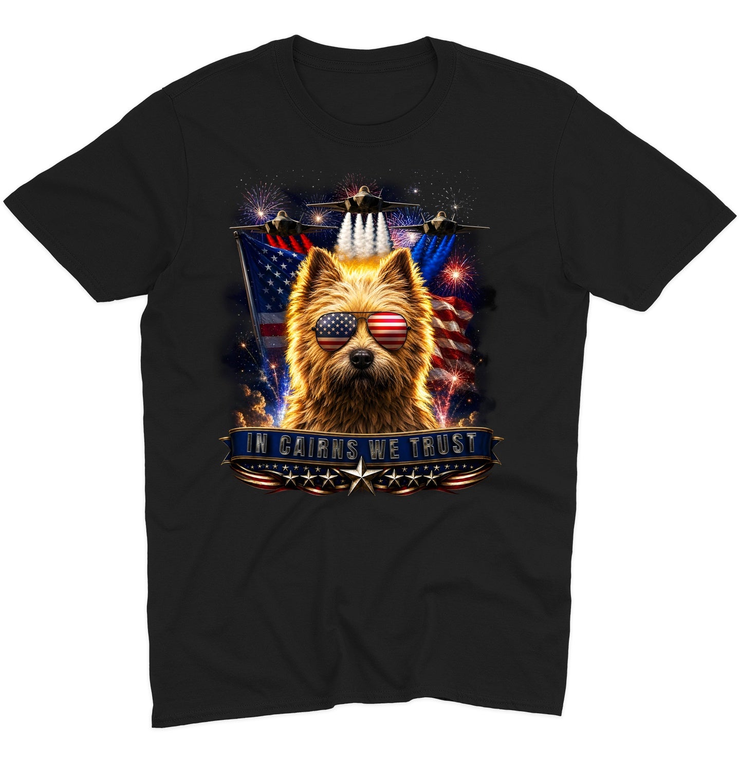 In Cairn Terriers We Trust - Adult Unisex T-Shirt