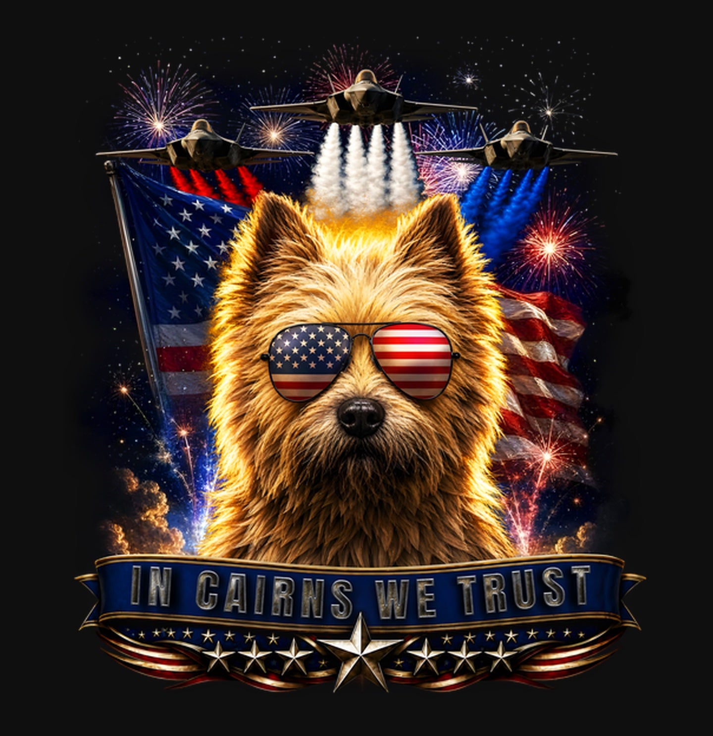 In Cairn Terriers We Trust - Crewneck Sweatshirt
