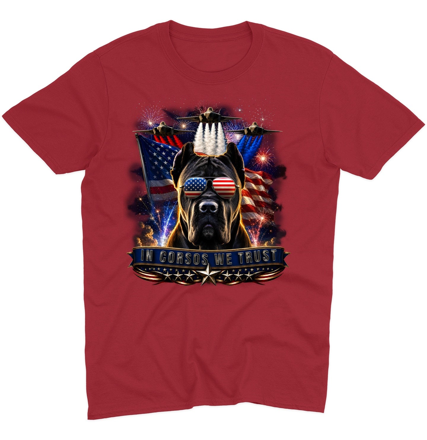 In Cane Corsi We Trust - Adult Unisex T-Shirt