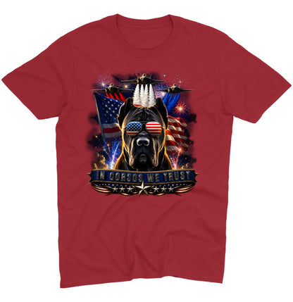 In Cane Corsi We Trust - Adult Unisex T-Shirt