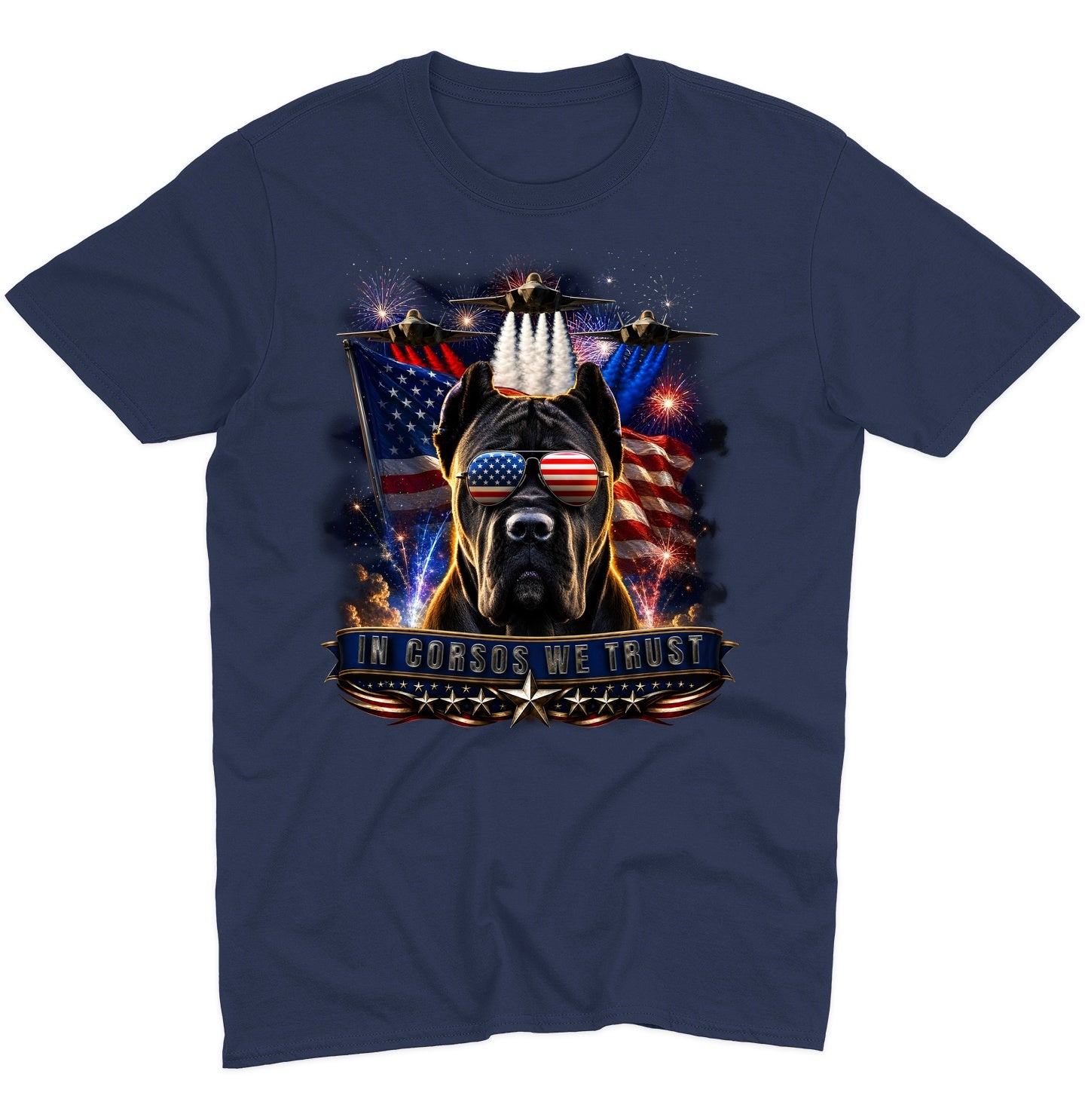 In Cane Corsi We Trust - Adult Unisex T-Shirt