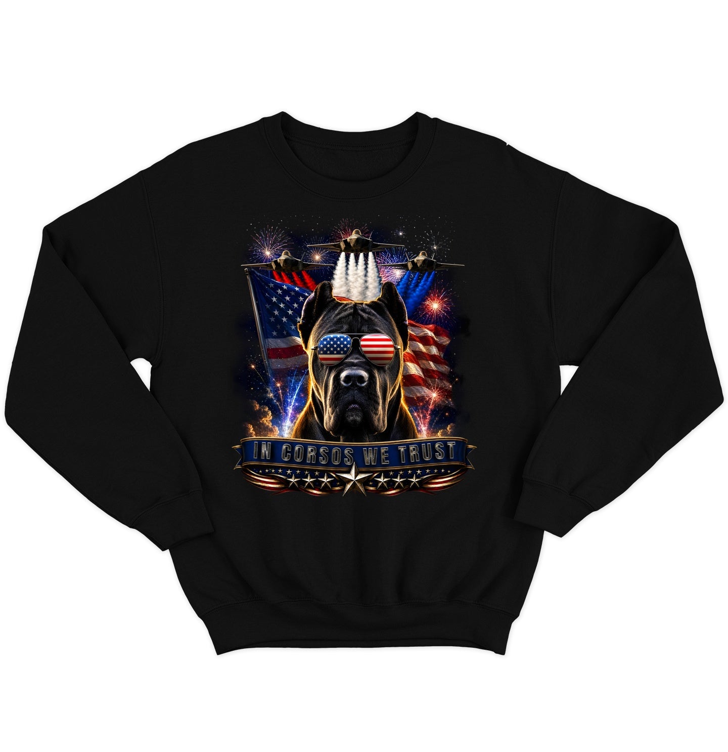 In Cane Corsi We Trust - Crewneck Sweatshirt