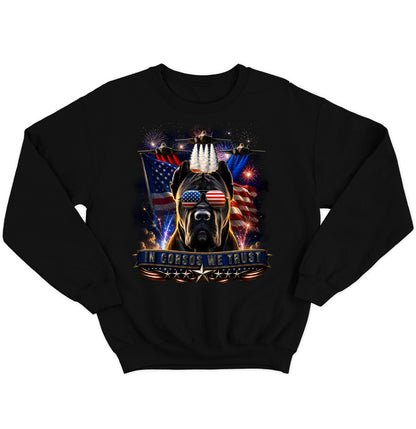 In Cane Corsi We Trust - Crewneck Sweatshirt