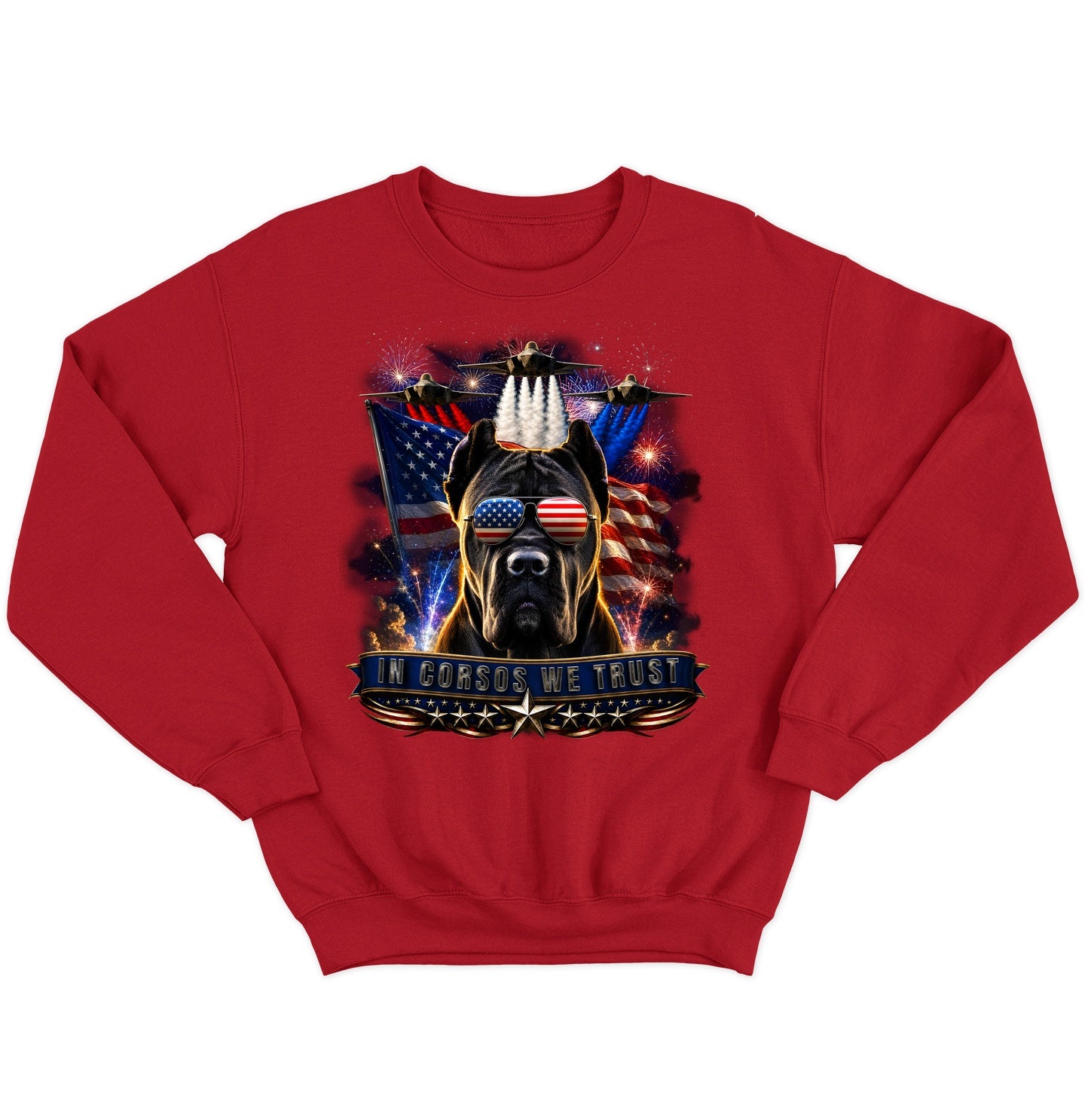 In Cane Corsi We Trust - Crewneck Sweatshirt