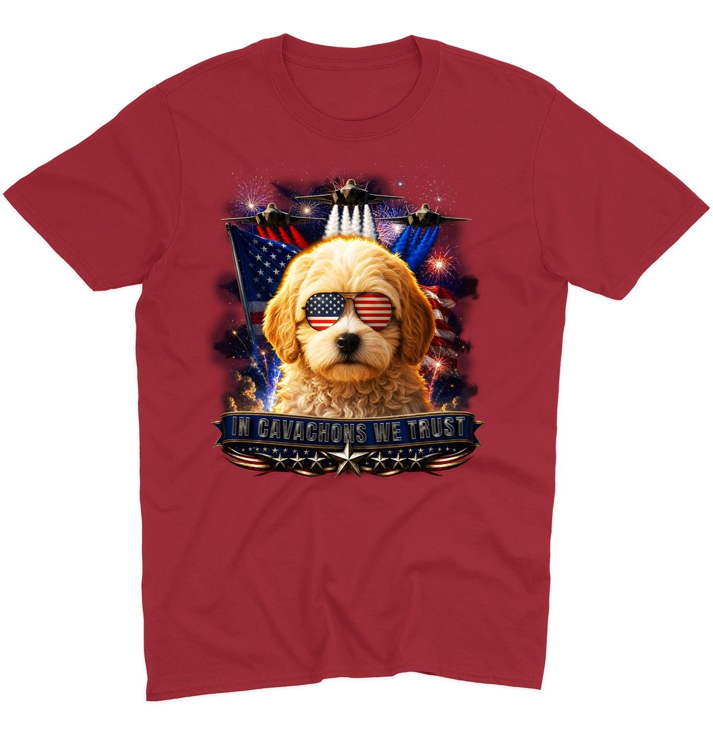 In Cavachons We Trust - Adult Unisex T-Shirt