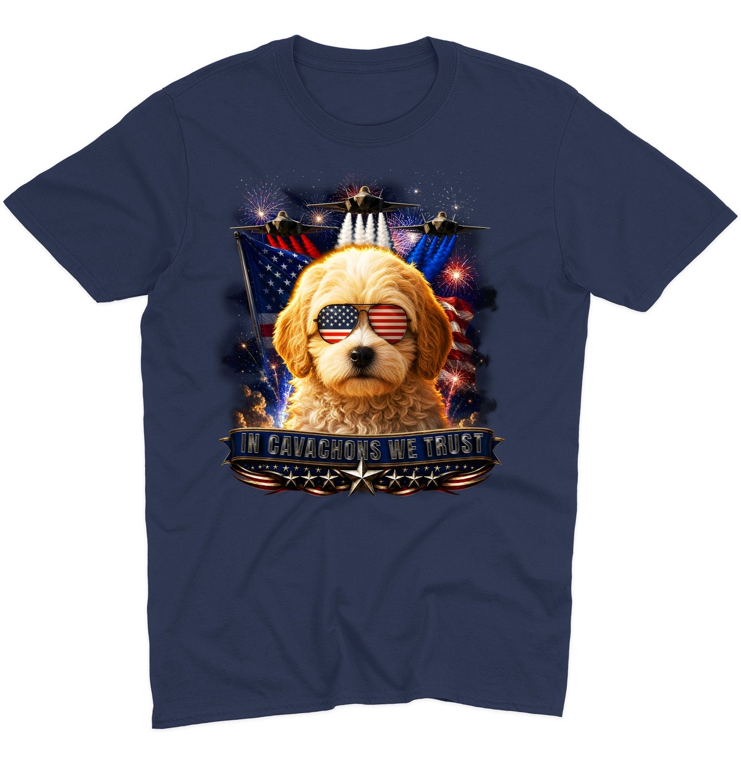 In Cavachons We Trust - Adult Unisex T-Shirt
