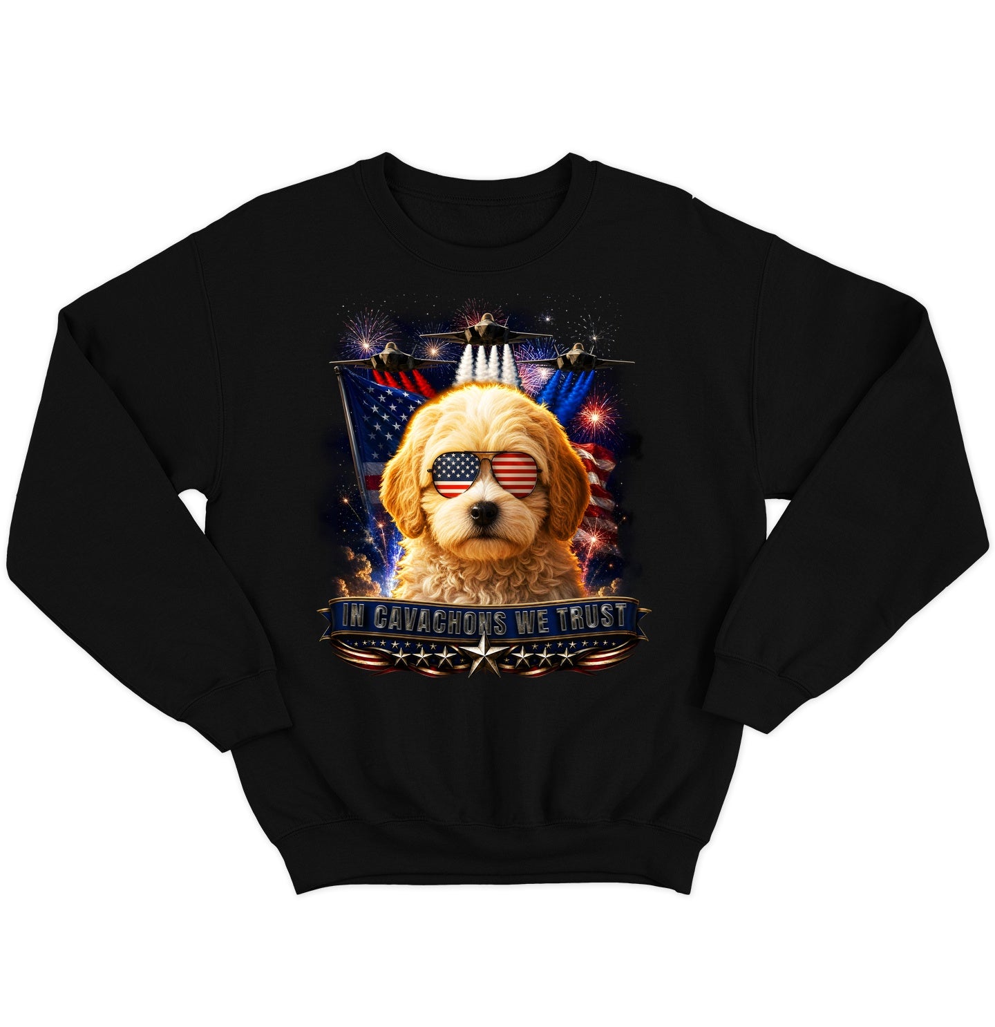 In Cavachons We Trust - Crewneck Sweatshirt