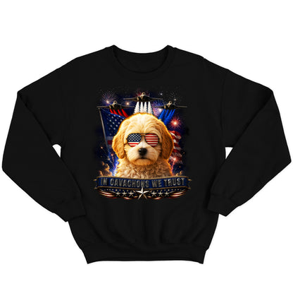 In Cavachons We Trust - Crewneck Sweatshirt