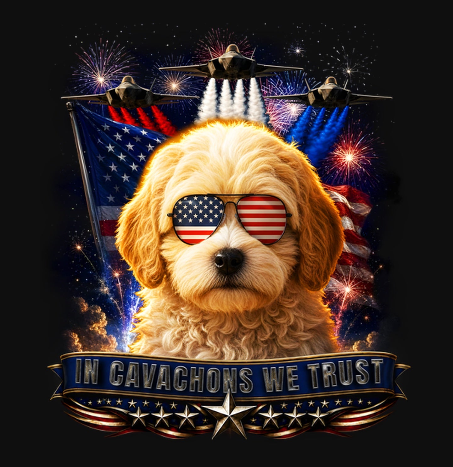 In Cavachons We Trust - Crewneck Sweatshirt