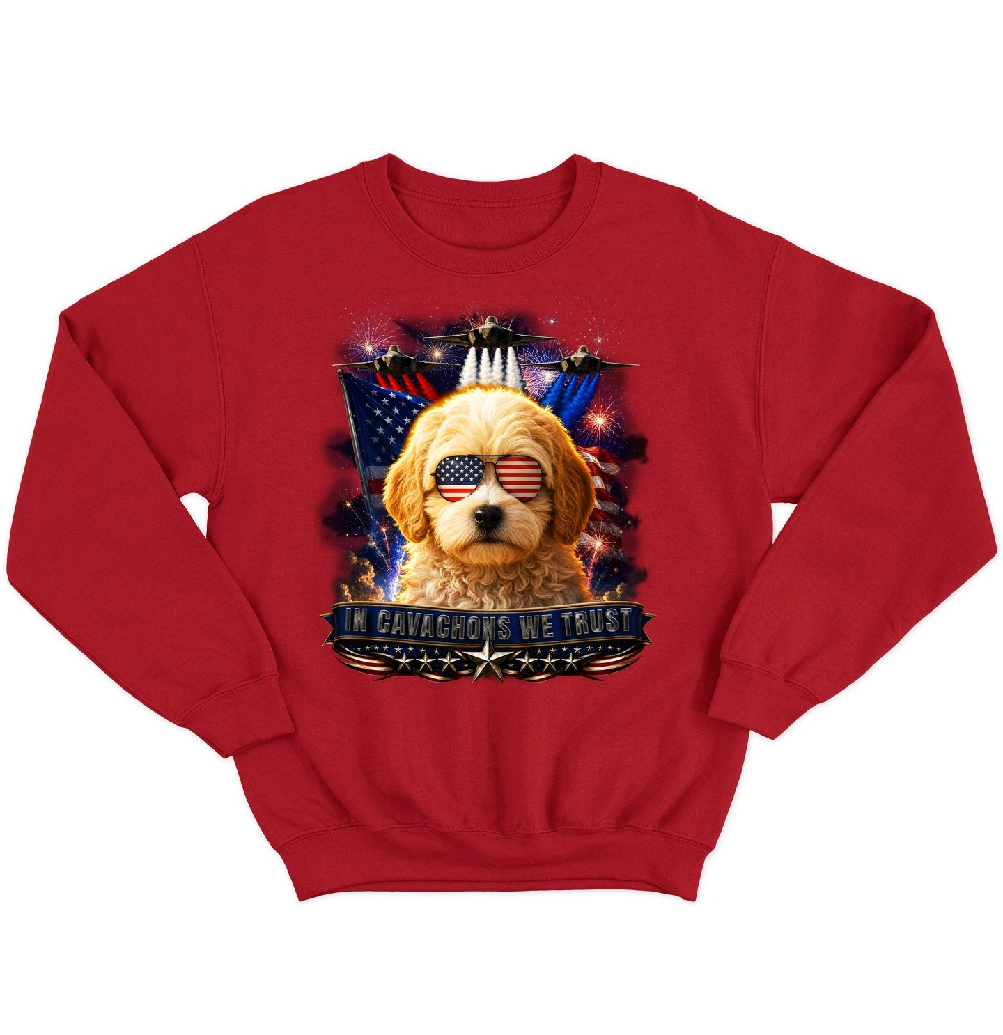 In Cavachons We Trust - Crewneck Sweatshirt