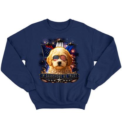 In Cavachons We Trust - Crewneck Sweatshirt