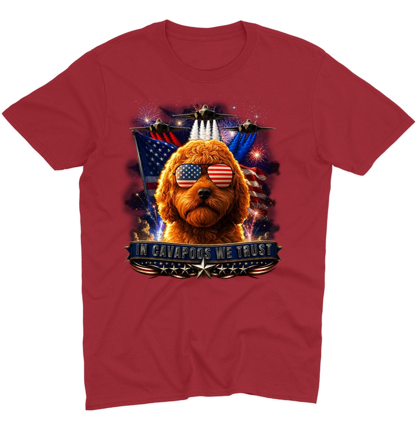 In Cavapoos We Trust - Adult Unisex T-Shirt