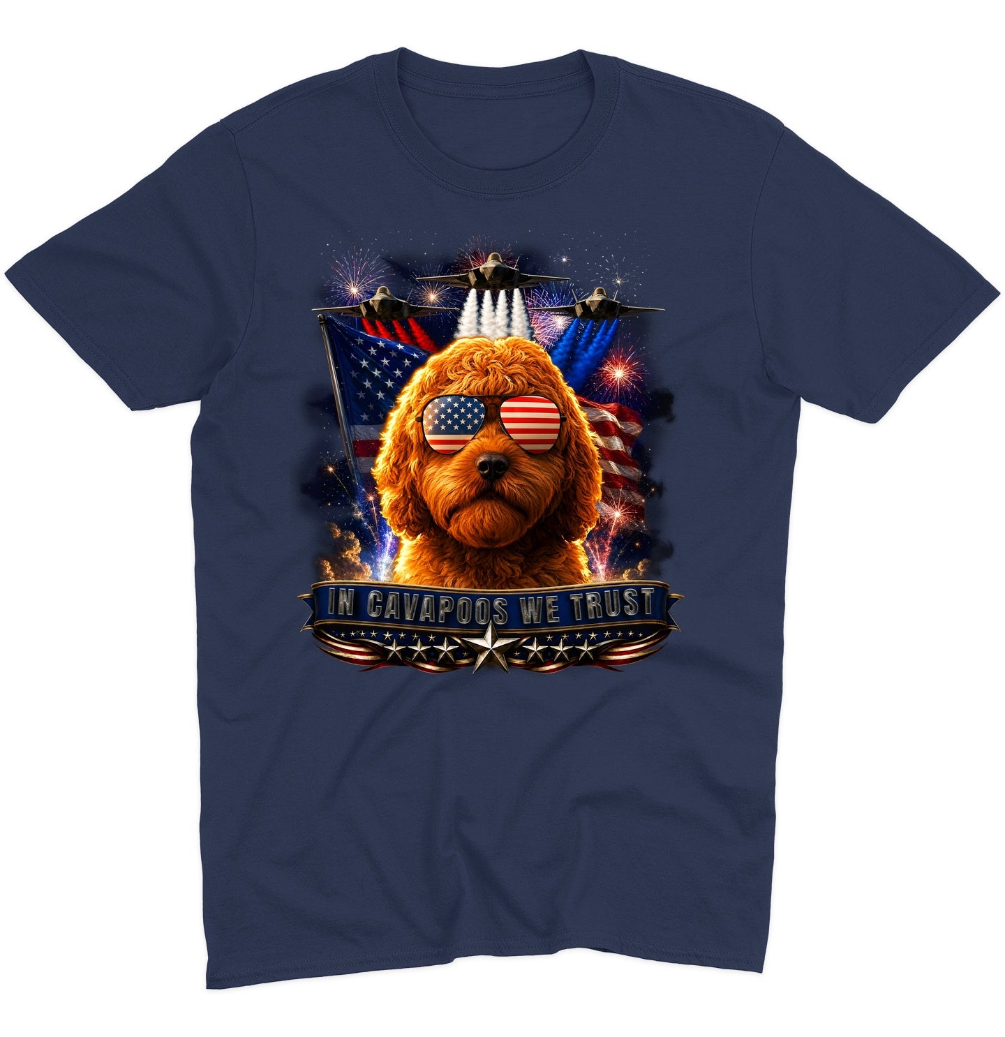 In Cavapoos We Trust - Adult Unisex T-Shirt
