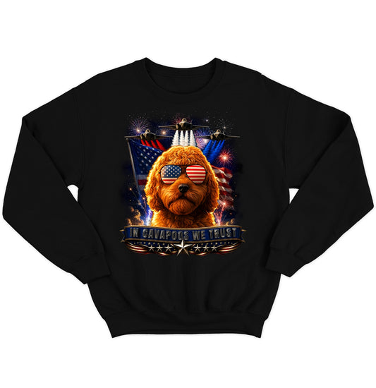 In Cavapoos We Trust - Crewneck Sweatshirt