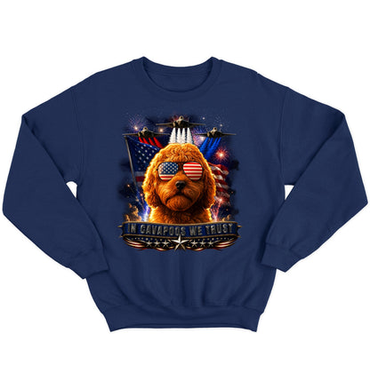 In Cavapoos We Trust - Crewneck Sweatshirt