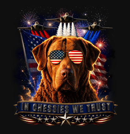 In Chesapeake Bay Retrievers We Trust - Crewneck Sweatshirt