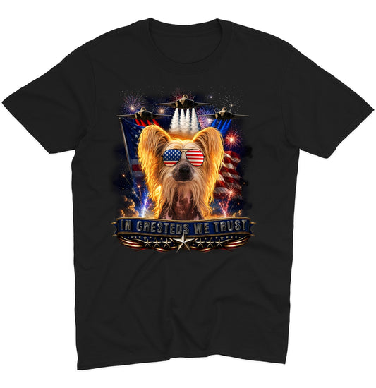 In Chinese Cresteds We Trust - Adult Unisex T-Shirt