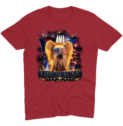 In Chinese Cresteds We Trust - Adult Unisex T-Shirt