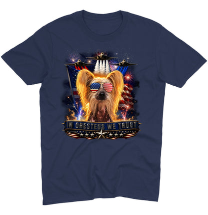 In Chinese Cresteds We Trust - Adult Unisex T-Shirt