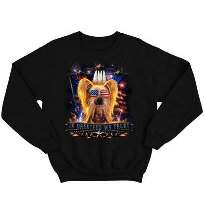 In Chinese Cresteds We Trust - Crewneck Sweatshirt