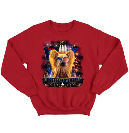 In Chinese Cresteds We Trust - Crewneck Sweatshirt