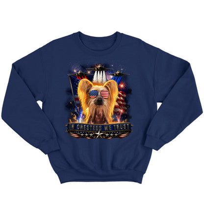 In Chinese Cresteds We Trust - Crewneck Sweatshirt