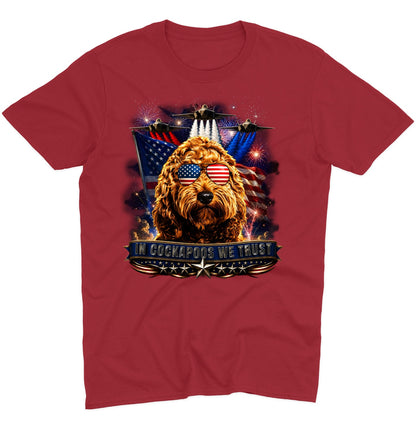 In Cockapoos We Trust - Adult Unisex T-Shirt