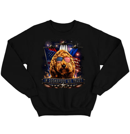 In Cockapoos We Trust - Crewneck Sweatshirt