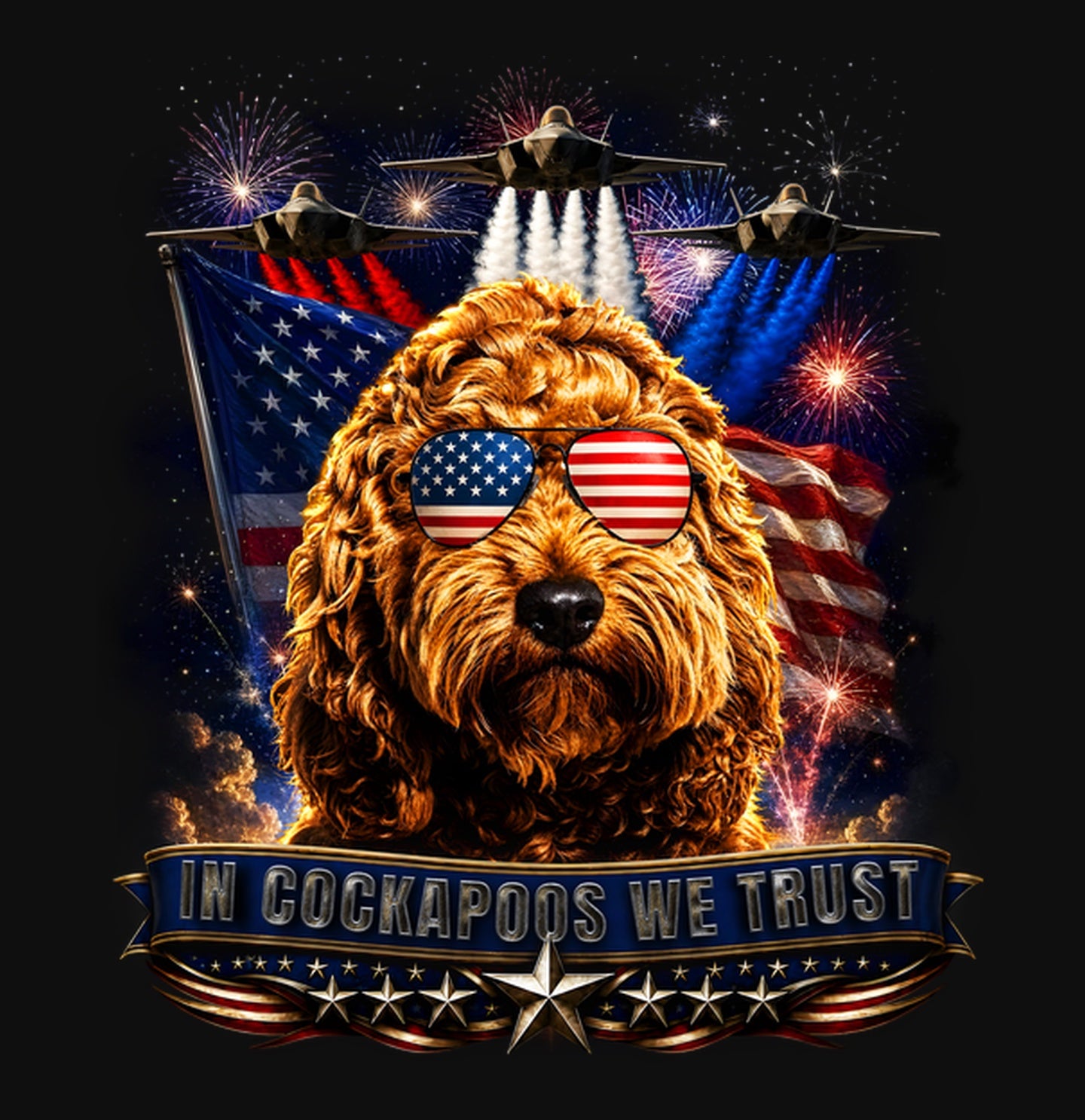 In Cockapoos We Trust - Crewneck Sweatshirt