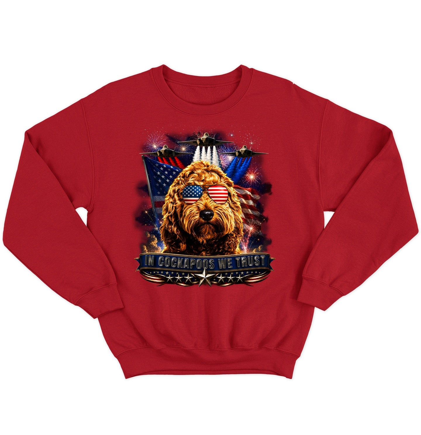 In Cockapoos We Trust - Crewneck Sweatshirt