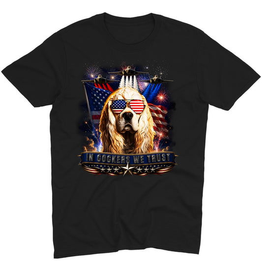 In Cocker Spaniels We Trust - Adult Unisex T-Shirt