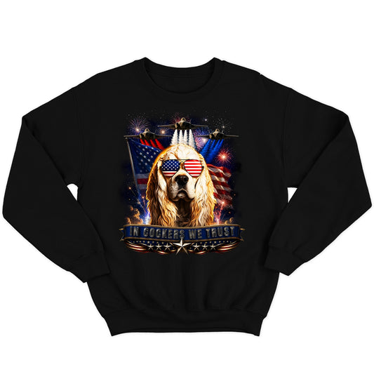 In Cocker Spaniels We Trust - Crewneck Sweatshirt