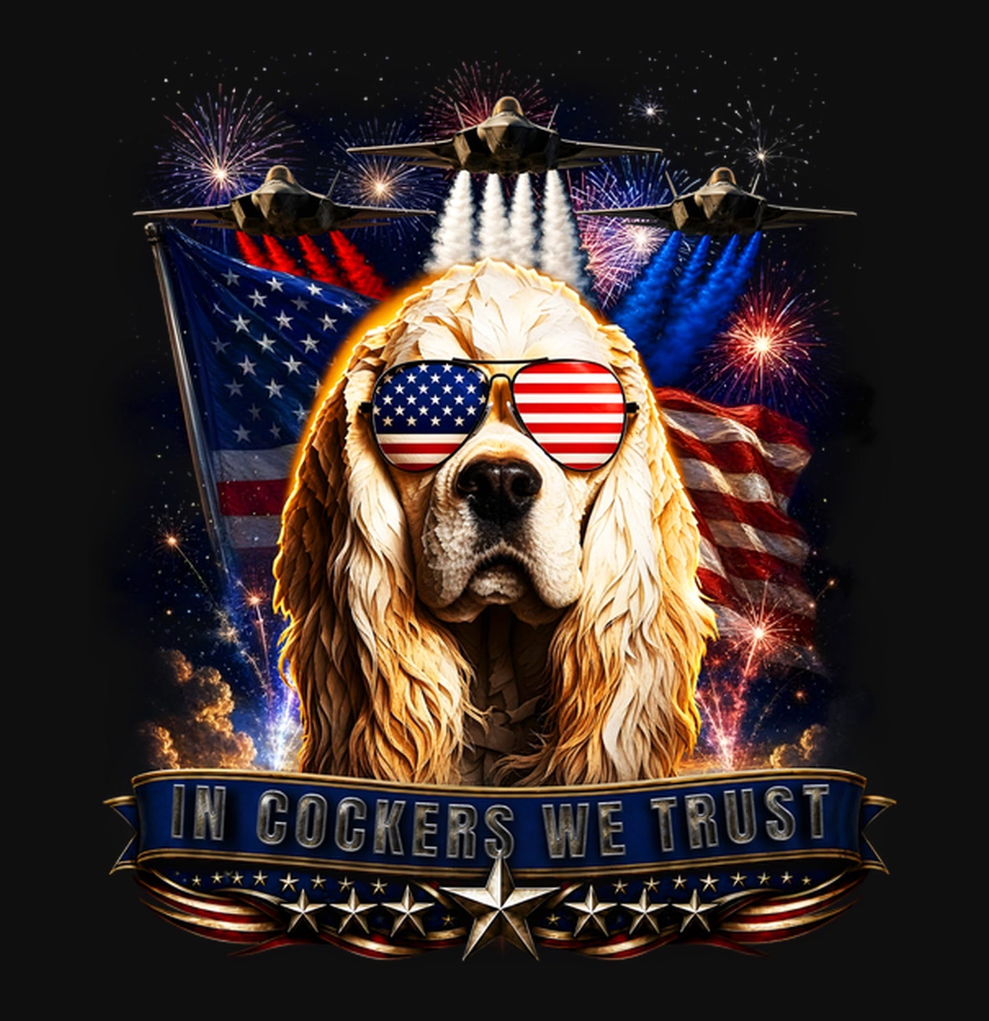 In Cocker Spaniels We Trust - Crewneck Sweatshirt