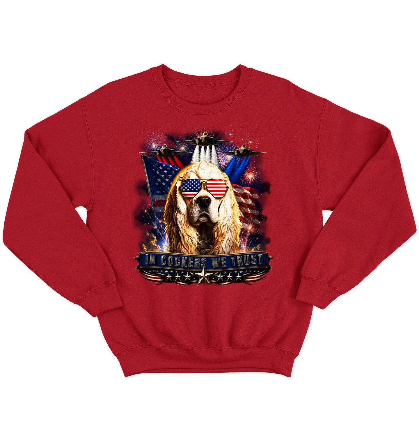 In Cocker Spaniels We Trust - Crewneck Sweatshirt