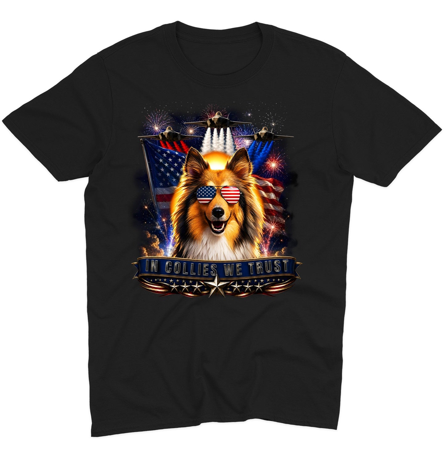 In Collies We Trust - Adult Unisex T-Shirt