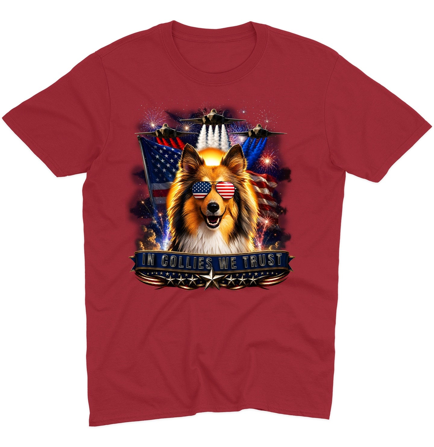 In Collies We Trust - Adult Unisex T-Shirt