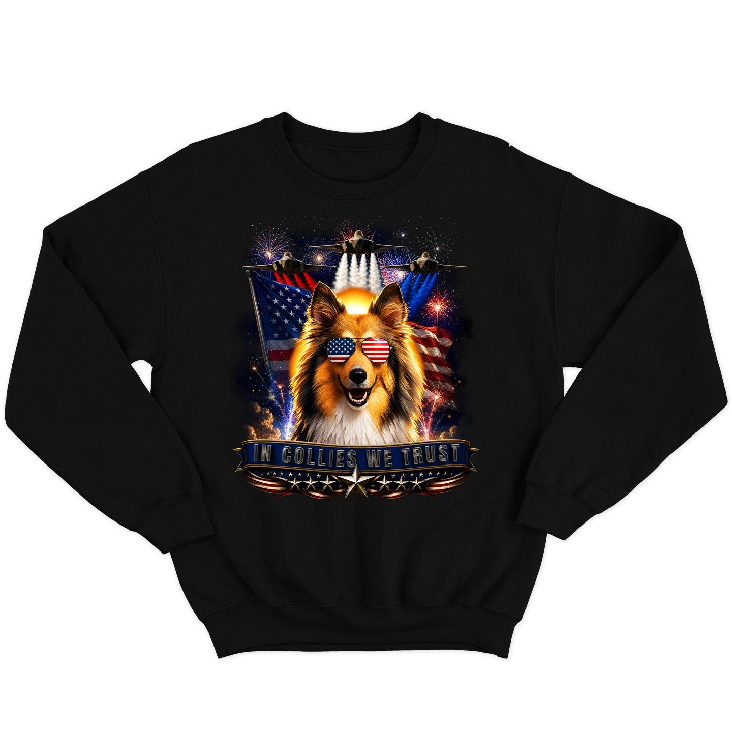 In Collies We Trust - Crewneck Sweatshirt