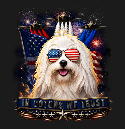 In Cotons de Tulear We Trust - Adult Unisex T-Shirt