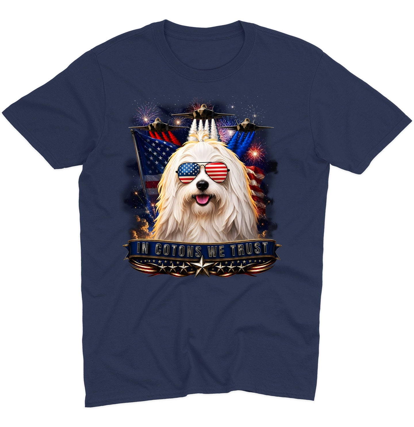 In Cotons de Tulear We Trust - Adult Unisex T-Shirt