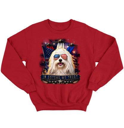 In Cotons de Tulear We Trust - Crewneck Sweatshirt